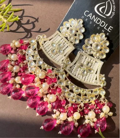 Long Flower Jhumka